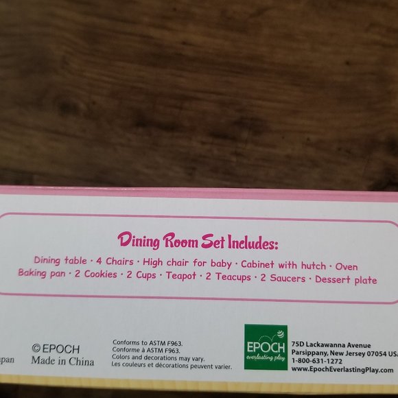 Calico Critters Dining Room Set - Picture 7 of 9